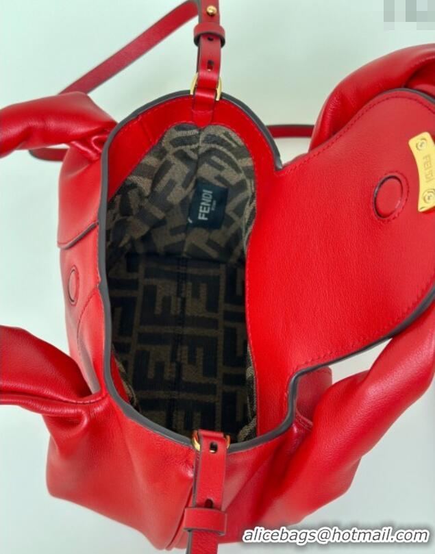 Well Crafted Fendi Spy Mini Bag in Leather 80888 Red 2025