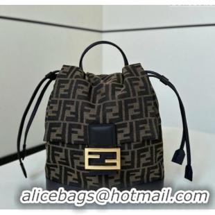Traditional Specials Fendi Backpack Bag in FF Jacquard Fabric 8689 Brown 2025