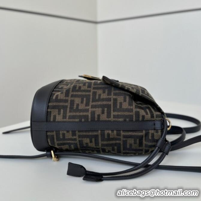 Traditional Specials Fendi Backpack Bag in FF Jacquard Fabric 8689 Brown 2025