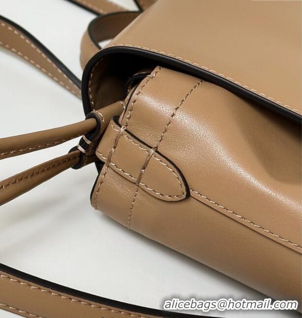 Grade Quality Fendi Backpack Bag in Leather 8689 Beige 2025