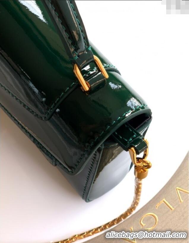 Well Crafted Bvlgari Serpenti Serpenti Forever Phone Case in Calfskin Leather 294894 Green 2025