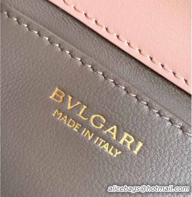 Super Quality Bvlgari Serpenti Serpenti Forever Phone Case in Calfskin Leather 294894 Light Pink 2025