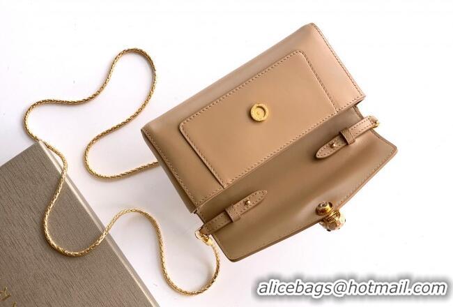 Promotional Bvlgari Serpenti Serpenti Forever Phone Case in Calfskin Leather 294894 Beige 2025