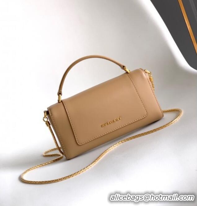 Promotional Bvlgari Serpenti Serpenti Forever Phone Case in Calfskin Leather 294894 Beige 2025