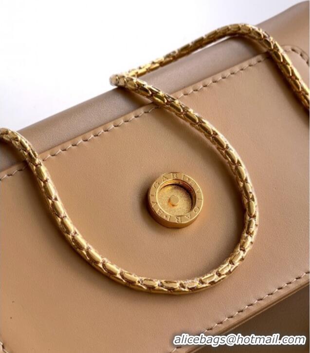 Promotional Bvlgari Serpenti Serpenti Forever Phone Case in Calfskin Leather 294894 Beige 2025