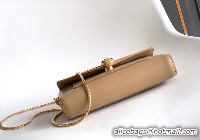 Promotional Bvlgari Serpenti Serpenti Forever Phone Case in Calfskin Leather 294894 Beige 2025