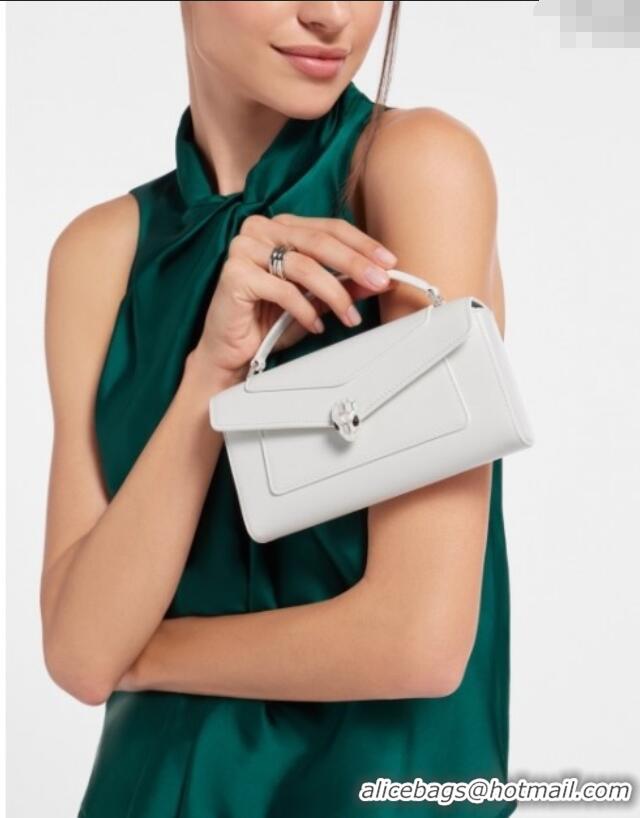 Well Crafted Bvlgari Serpenti Serpenti Forever Phone Case in Calfskin Leather 294894 Black 2025