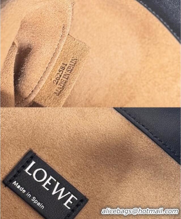 Market Sells Loewe Flamenco Purse Tote Bag in Mellow Nappa Lambskin Leather 012551 Light Ghost/Black 2025