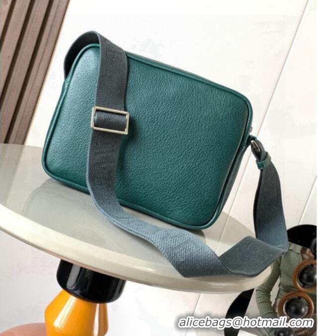 Market Sells Loewe Medium Pebble messenger bag in supple grained calfskin 9094 Green 2025