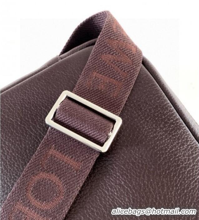 Fashion Discount Loewe Medium Pebble messenger bag in supple grained calfskin Cinnabar 9094 Red 2025