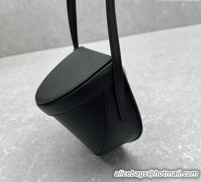 New Design Alaia Hip Belt Bag in Calfskin Leather 4495 Black 2025