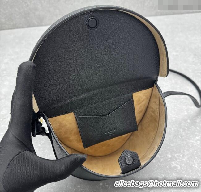 New Design Alaia Hip Belt Bag in Calfskin Leather 4495 Black 2025