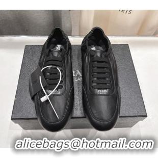 Best Product Prada Collapse Nappa Leather Sneakers Black 2025 1E989N 1027107