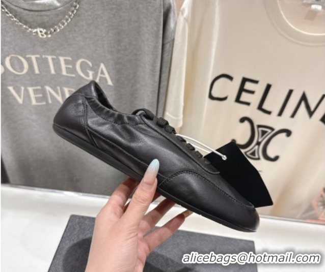 Best Product Prada Collapse Nappa Leather Sneakers Black 2025 1E989N 1027107