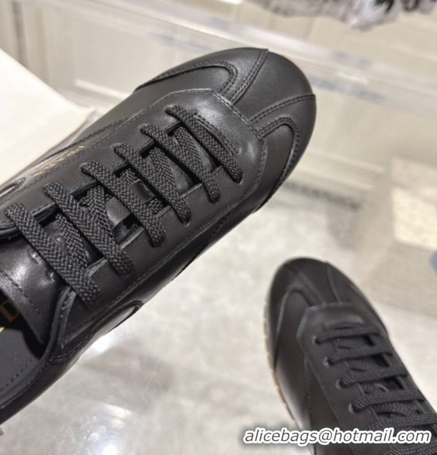 Shop Duplicate Prada Suede Sneakers Black 2025 1E152O 1027108