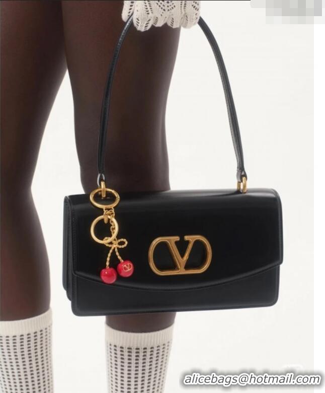 Best Price Valentino Vain Shoulder Bag With Handle In Shiny Calfskin Leather 2017 White 2025