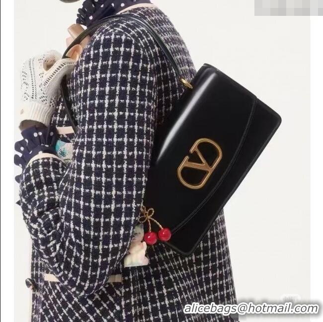 Best Price Valentino Vain Shoulder Bag With Handle In Shiny Calfskin Leather 2017 White 2025