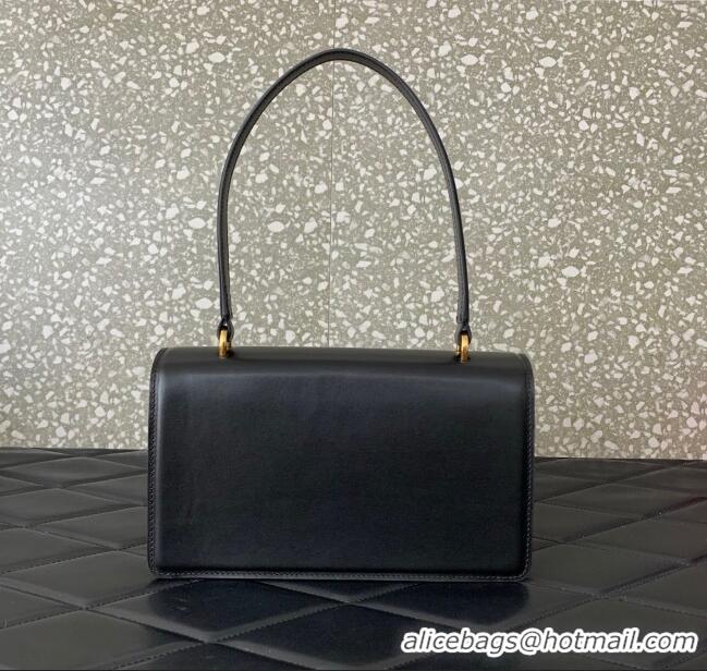 Trendy Design Valentino Vain Shoulder Bag With Handle In Shiny Calfskin Leather 2017 Black 2025