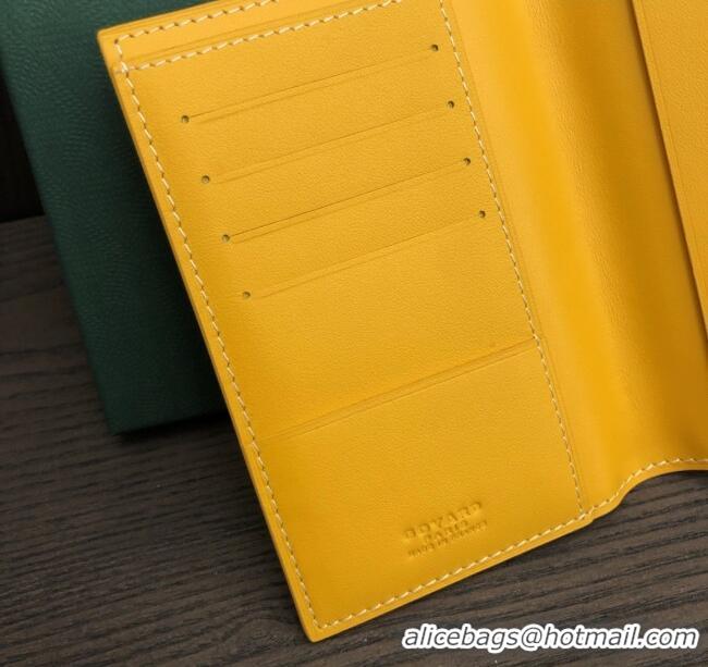 Buy Inexpensive Goyard Grenelle Passport Cover G8502 Yellow 2025