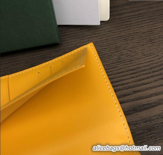 Buy Inexpensive Goyard Grenelle Passport Cover G8502 Yellow 2025