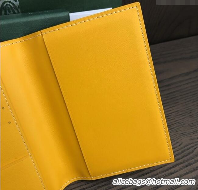 Buy Inexpensive Goyard Grenelle Passport Cover G8502 Yellow 2025