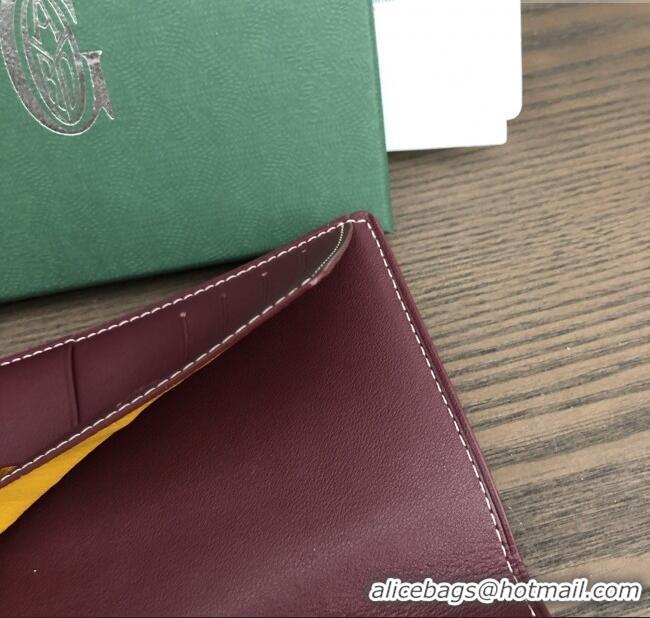 Fashion Discount Goyard Grenelle Passport Cover G8502 Burgundy 2025