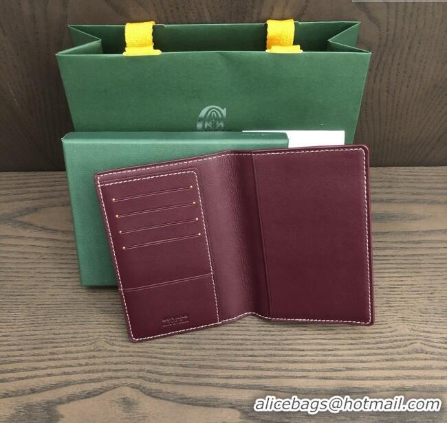 Fashion Discount Goyard Grenelle Passport Cover G8502 Burgundy 2025