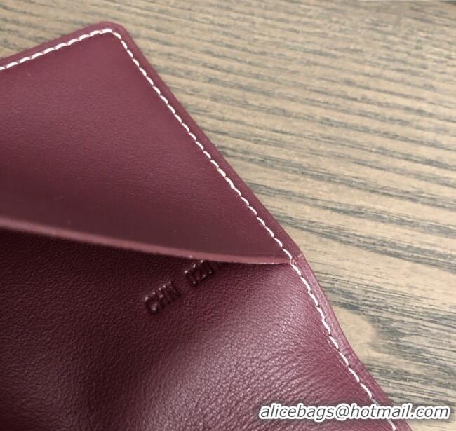 Fashion Discount Goyard Grenelle Passport Cover G8502 Burgundy 2025