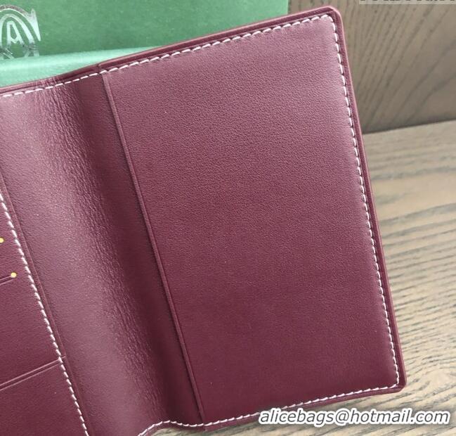 Fashion Discount Goyard Grenelle Passport Cover G8502 Burgundy 2025