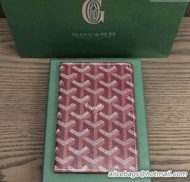 Fashion Discount Goyard Grenelle Passport Cover G8502 Burgundy 2025
