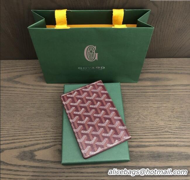 Fashion Discount Goyard Grenelle Passport Cover G8502 Burgundy 2025