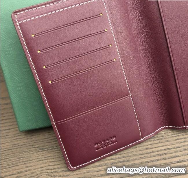 Fashion Discount Goyard Grenelle Passport Cover G8502 Burgundy 2025