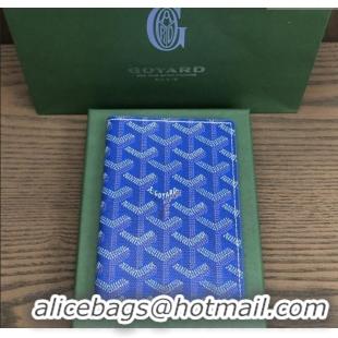 Luxury Discount Goyard Grenelle Passport Cover G8502 Bright Blue 2025