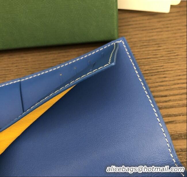 Luxury Discount Goyard Grenelle Passport Cover G8502 Bright Blue 2025