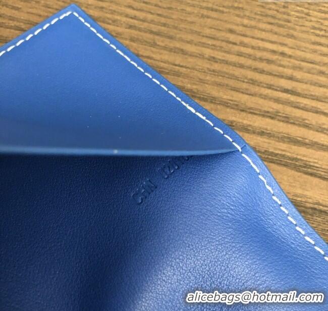 Luxury Discount Goyard Grenelle Passport Cover G8502 Bright Blue 2025
