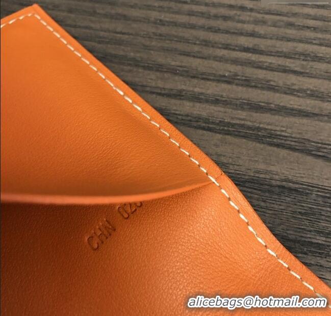Top Design Goyard Grenelle Passport Cover G8502 Orange 2025