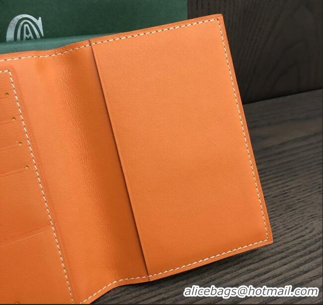 Top Design Goyard Grenelle Passport Cover G8502 Orange 2025