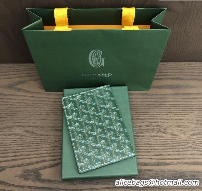 Original Cheap Goyard Grenelle Passport Cover G8502 Green 2025