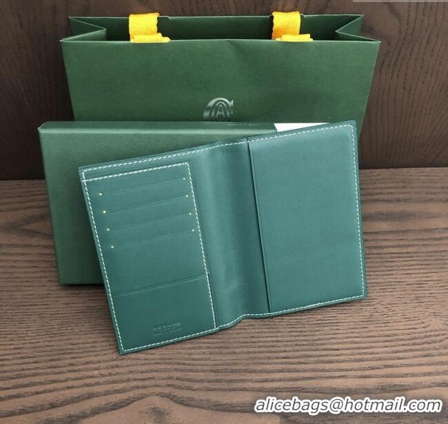 Original Cheap Goyard Grenelle Passport Cover G8502 Green 2025