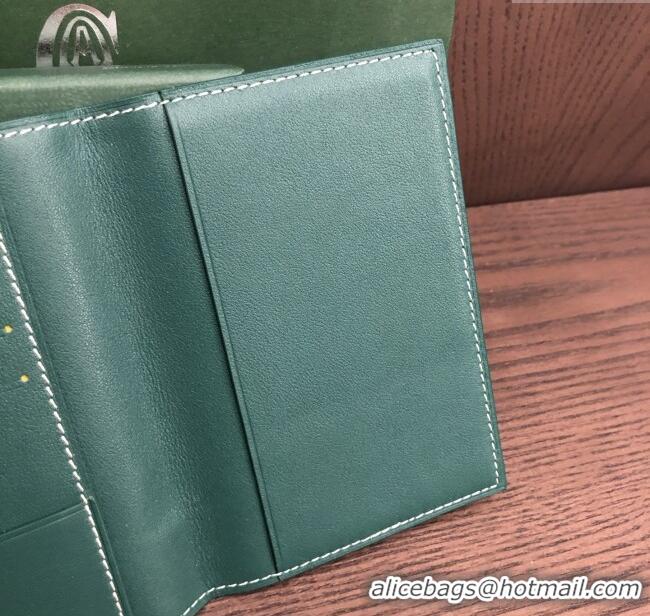 Original Cheap Goyard Grenelle Passport Cover G8502 Green 2025