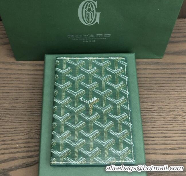 Original Cheap Goyard Grenelle Passport Cover G8502 Green 2025