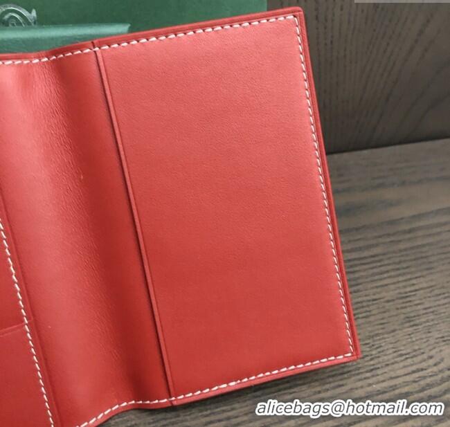Most Popular Goyard Grenelle Passport Cover G8502 Red 2025