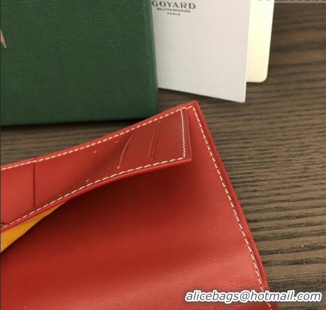 Most Popular Goyard Grenelle Passport Cover G8502 Red 2025
