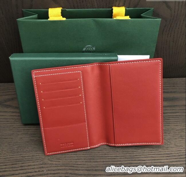 Most Popular Goyard Grenelle Passport Cover G8502 Red 2025