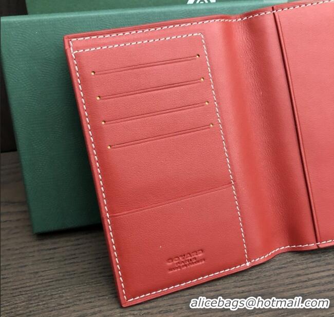 Most Popular Goyard Grenelle Passport Cover G8502 Red 2025