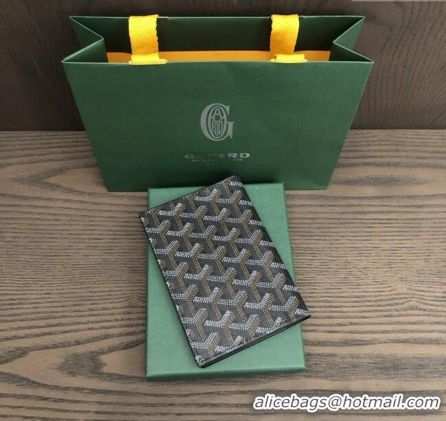 Traditional Discount Goyard Grenelle Passport Cover G8502 Black 2025