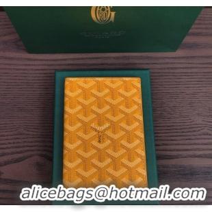 Best Product Goyard Grenelle Passport Cover G8502 Orange Yellow 2025