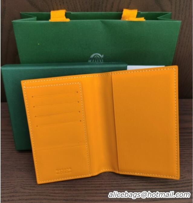 Best Product Goyard Grenelle Passport Cover G8502 Orange Yellow 2025