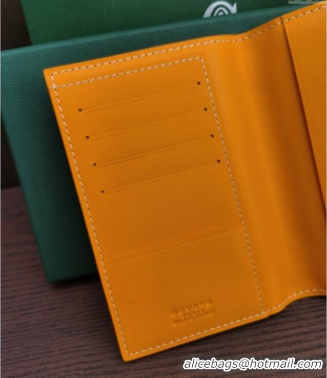 Best Product Goyard Grenelle Passport Cover G8502 Orange Yellow 2025
