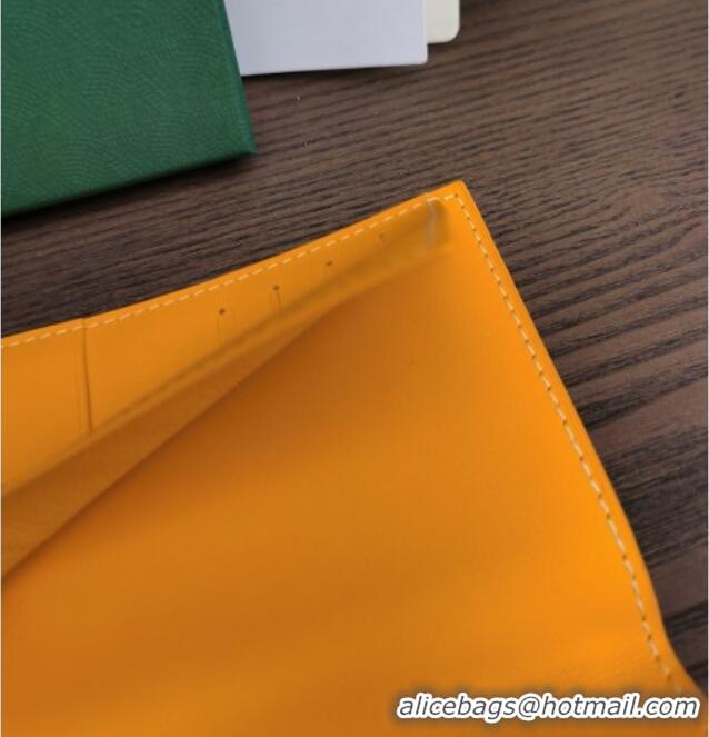 Best Product Goyard Grenelle Passport Cover G8502 Orange Yellow 2025